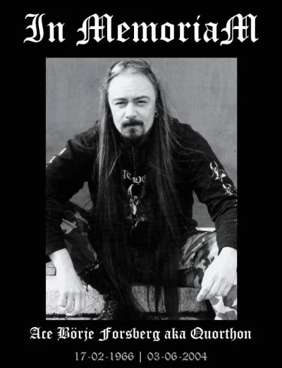 dracul - Quorthon ma dziś urodziny (╯︵╰,)
#blackmetal #bathory