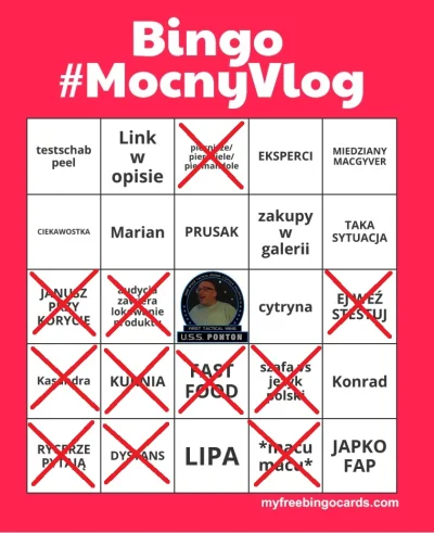 PatoPaczacz - Ulane Bingo 62! Śmiesznie to trochę wygląda, bo padło 11 haseł, z czego...