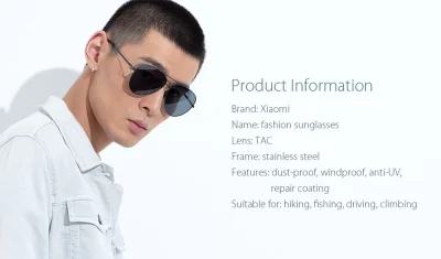 eternaljassie - Xiaomi Polarized Pilot Sunglasses w dobrej cenie. Teraz tylko $17.99....