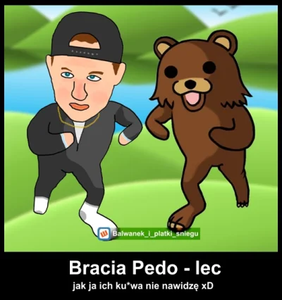 Balwanekiplatki_sniegu - @pawel-jakubowski: ja mu narysowałem fajny wzór z pedobearem...