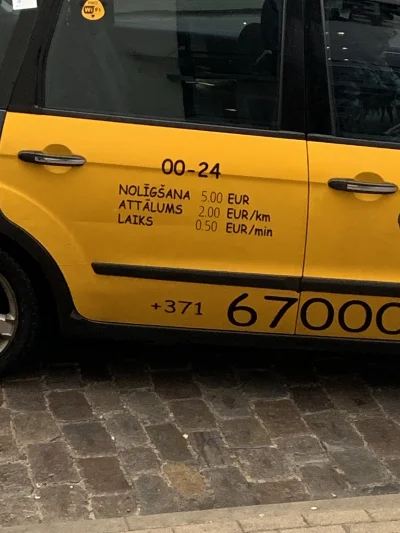 pejczi - Ceny taksówek w Rydze to praktycznie jak na Manhattanie ( ͡° ͜ʖ ͡°)

#taxi #...