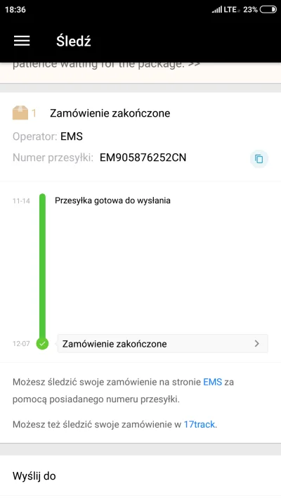 Simon - @AliPaczka: czyli wracam domu i jak nie bede mial paczki rozpoczynam spór