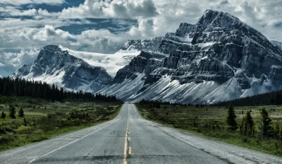 enforcer - Droga przez Park Narodowy Banff w Kanadzie.

#drogi #krajobrazy #podroze #...