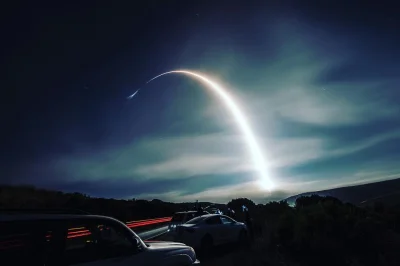 swierzynka - dobra fota ze startu Iridium z Vandenberg Air Force Base, wygląda jak ja...