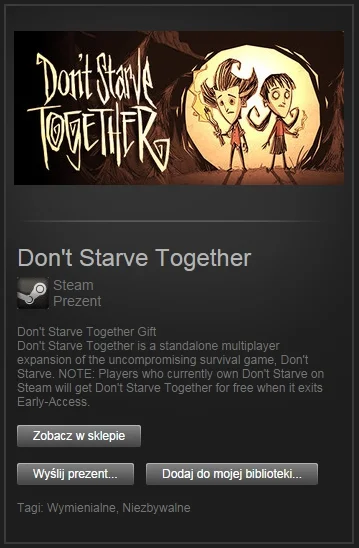 Fl3tcher - Dobra Mirki, czas na małe #rozdajo. Do rozdania mam Don't Starve Together ...