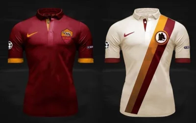 kufeleklomza - #pilkanozna #asroma Koszulki Romy na najbliższy sezon. Ciekawe czy @Wo...