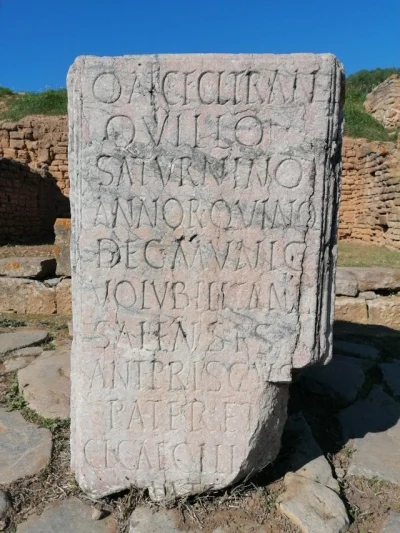 IMPERIUMROMANUM - Rzymska stela nagrobna w Maroko

Rzymska stela nagrobna w Sala Co...