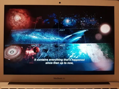 mat48 - Lubię skalę z Cosmos: A Spacetime Odyssey, gdzie 13,8 mld lat i wydarzenia ro...