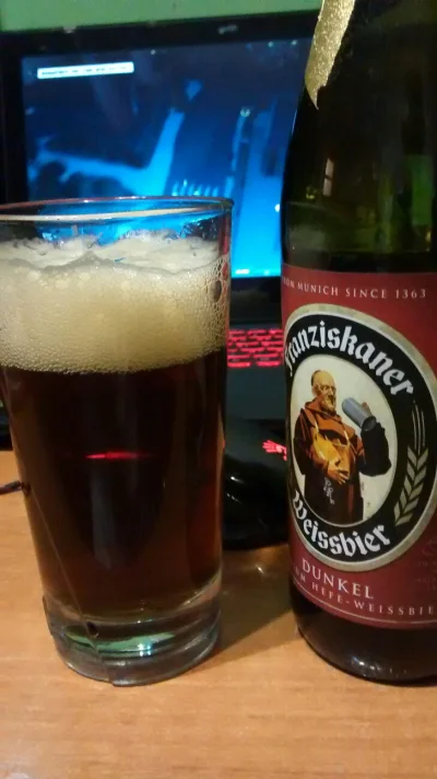 polskiniko - 024/100 - Franziskaner Hefe-Weissbier Dunkel

Bardzo dobry, czuć gorycz....