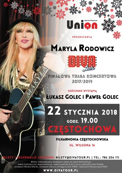 Kolodziej - Dobry koncert w #czestochowa xD

Maryla Rodowicz (wygląda tu lepiej niż...