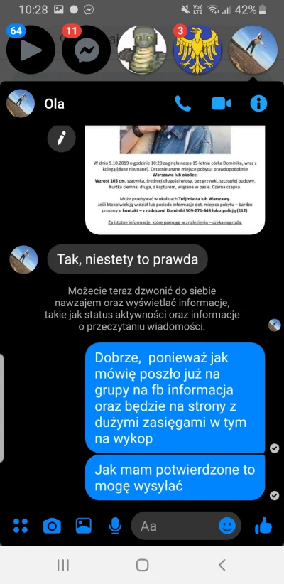 PatRyKFH - Skontaktowałem się z jej siostrą i potwierdziła mi że to nie fake news