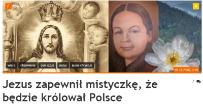 saakaszi - Fronda.pl: Jezus zapewnił mistyczkę, że będzie królował Polsce.
Pan Jezus...