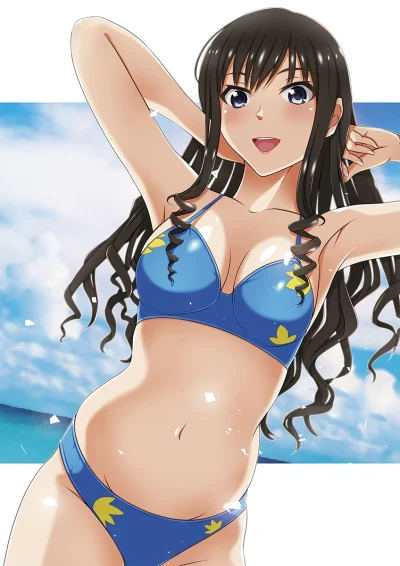 Czokolad - #randomanimeshit #amagami #harukamorishima #swimsuit