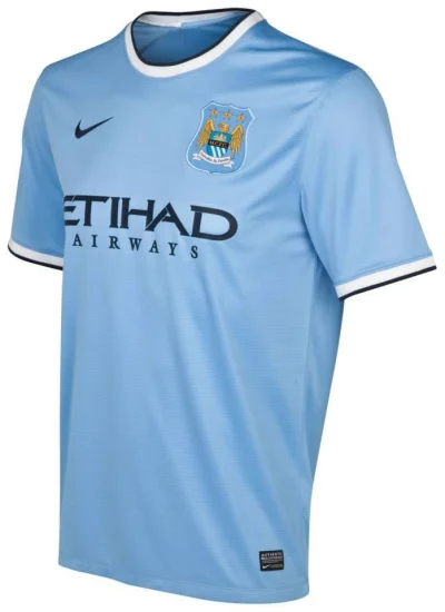ryzu - OFICJALNIE: Koszulka Manchesteru City na sezon 2013/14 #pilkanozna #premierlea...