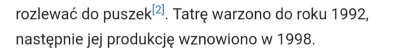 TakeshiHitano - Jak mówi Wikipedia, produkcję Tatry wstrzymano od 1992 do 1998. Podej...