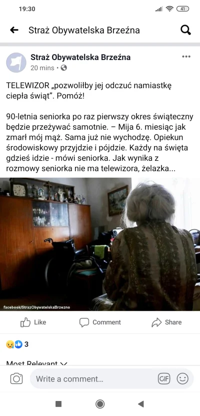 slaw99 - Miraski, jest sprawa. Wyplusujmy Panią w gorące, pomóżmy! W święta nikt nie ...