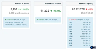 Bitcoinalor - no i moze przybylo 45% wiecej kanalow w LN w ciagu miesiaca. tylko co z...