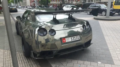 Budo - Nissan GT-R LB. I jak tu nie kochać japońskich sportowych samochodów? Ten akur...