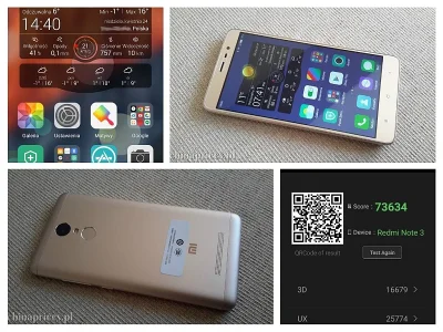 chinaprices - $181.99 Xiaomi Redmi Note 3 2/16 GB

Telefon kupiony u Goldway z zain...