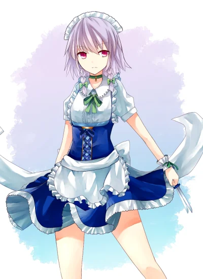 BlueFeather - #randomanimeshit #maid #touhou #sakuyaizayoi