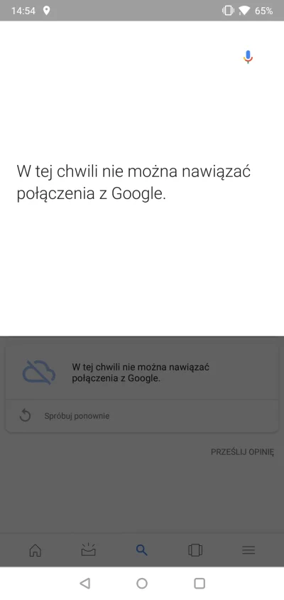 mjeziersky - #google #oneplus komuś też wybija podczas voice search ?

TAK MIRCY, MAM...