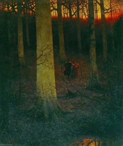 Catit - Benjamin Haughton- "Babes in the Wood" (1898)
#sztuka #malarstwo #catart -->...