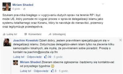 B.....n - Czy jest na sali jakiś prawnik specjalizujący się w delegalizacji islamu? (...