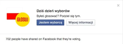 gofr - #facebook zachęca do głosowania. Iść?

#wybory #wyboryparlamentarne2015 #pyt...