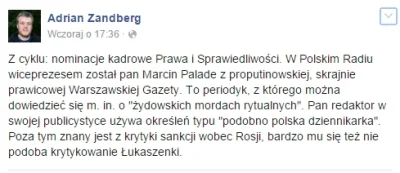 terion - Ukradzione Zandbergowi:
"Z cyklu: nominacje kadrowe Prawa i Sprawiedliwości...