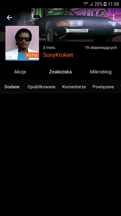 SonyKrokiet - O jaa, przez noc nagle w rankingu się znalazłem XDDD
#wykop #oswiadczen...