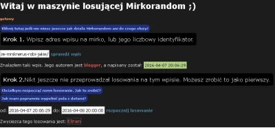 blogger - Losowanie przeprowadzone

wygrał

SPOILER

Gratulacje