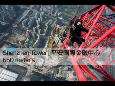 snowak - Niedawno zdobyto Shenzhen Centre, obecnie drugi najwyższy wieżowiec na świec...