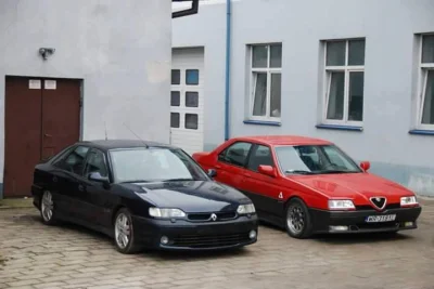 Krzemol - Renault Safrane Biturbo & Alfa Romeo 164 Quadrifoglio Verde
Przepiękny due...