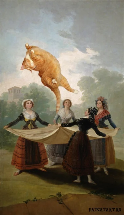 pekas - #malarstwo #fatcatart #heheszki
 Francisco de Goya, Forget the Straw Manikin ...