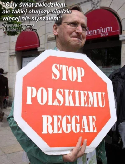 a.....o - Pan Wojciech jak zawsze w punkt.
#heheszki #cejrowski #polskiereagge