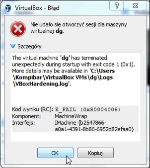 sowier - Nie umiem uruchomić oprogramowania kali linux w virtual box w win7 64 Profes...