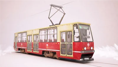 Unbeaten - Dzisiaj pochwalę się czymś takim. Komputerowy model toruńskiego tramwaju 8...