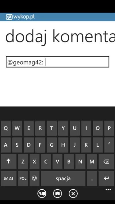 Tfor - @geomag42: Dodajesz wpis to wybierz tę środkową ikonkę aparatu i wybierz foto