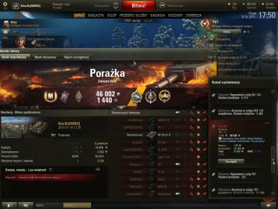 Klos3k - Gdy Ci smutno, gdy Ci źle (╯︵╰,) Amunicja kończy się! (╥﹏╥)
#wot #worldofta...