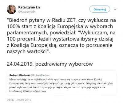 P.....k - A więc Biedroń będzie kolejnym, który utopi swój elektorat w T O T A L N E ...