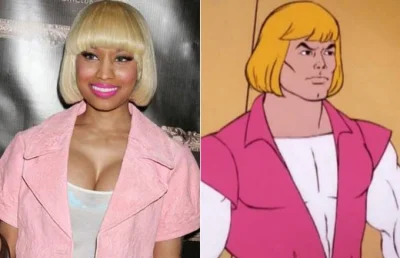 Sieloo - Nicki Minaj wygląda jak He-Man.

#ciekawostki