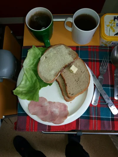 Kwassokles - #szpital #jedzenie #zdrowie kolacja bez rewelacji 3 kromki chleba kostec...