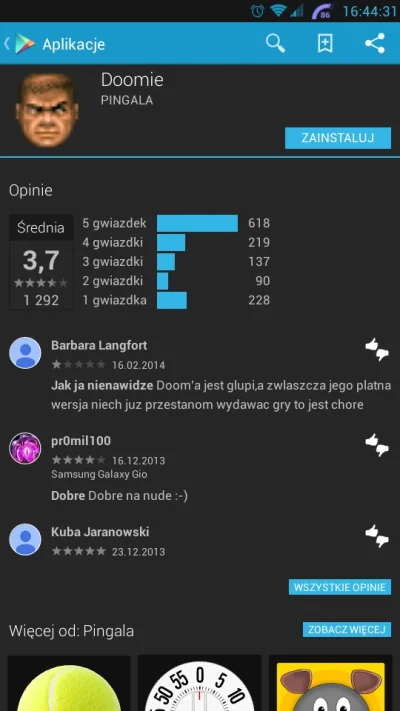 Colek - niech przestanom



#android #komentarzezgoogleplay