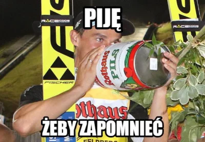 heheszek - Ciekawe jak tam samopoczucie Piotrka przed drużynówką xD

#skoki #pjongc...