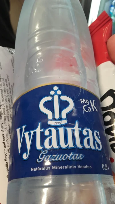 g.....i - Serdecznie NIE POLECAM wody Vytautas z #litwa - kupiłem bo mają fajną rekla...