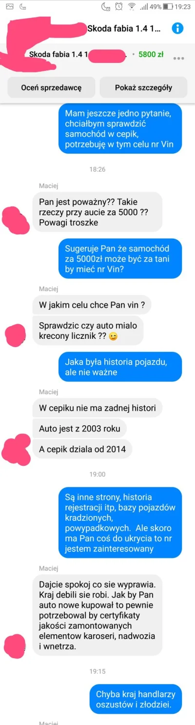 koradek - Może nie będą dodawać ogłoszeń, jak samochód za mniej niż 5000zł to nawet n...