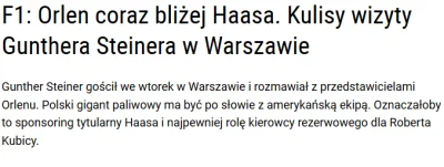 Kruchevski - Wszystkie brudy spod paznokcia zaczynają wyłazić i bardzo dobrze. Kubica...