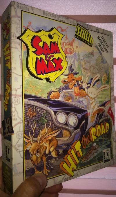 N.....K - Sam & Max: Hit the Road, 1993, LucasArts Entertainment Company

#bigbox #...