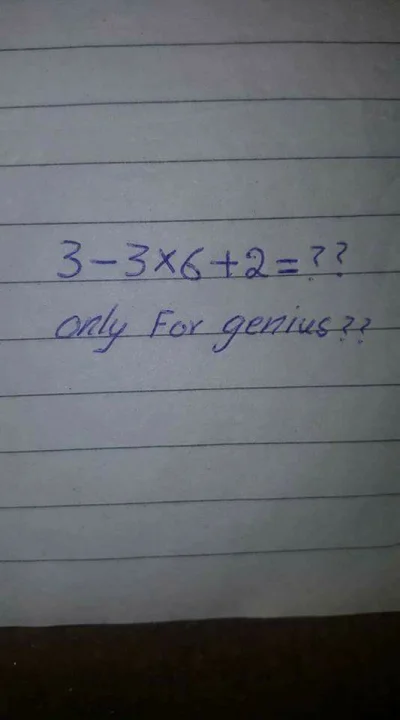 Lapidarny - Only for genius?

#matematyka #facebook #facebookcontent #heheszki #lic...