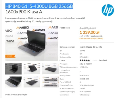 kosa1410 - #laptopy #kiciochpyta #hp

Mirki opłaca się?
Jakieś lepsze alternatywy?